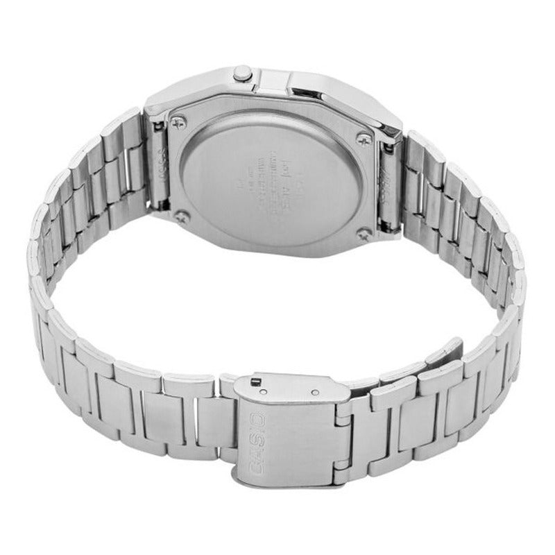 Reloj Retro Casio A158wa-1  Relojesymas Plateado Gris