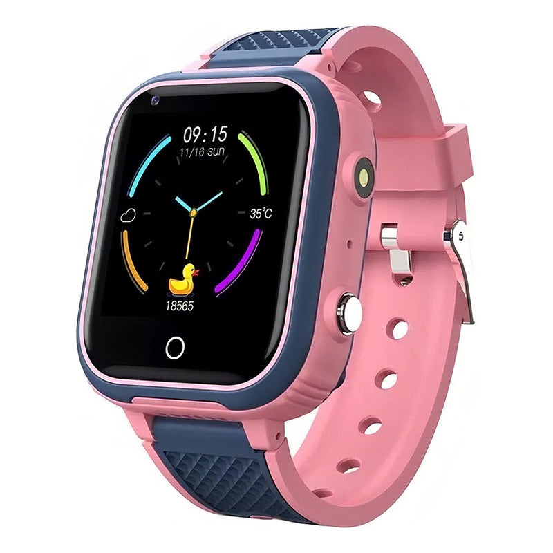 Smartwatch 4g U8 Lt21-pk Rosa Gps Niños Videollamada Resistente Agua Rosa/gris Gris