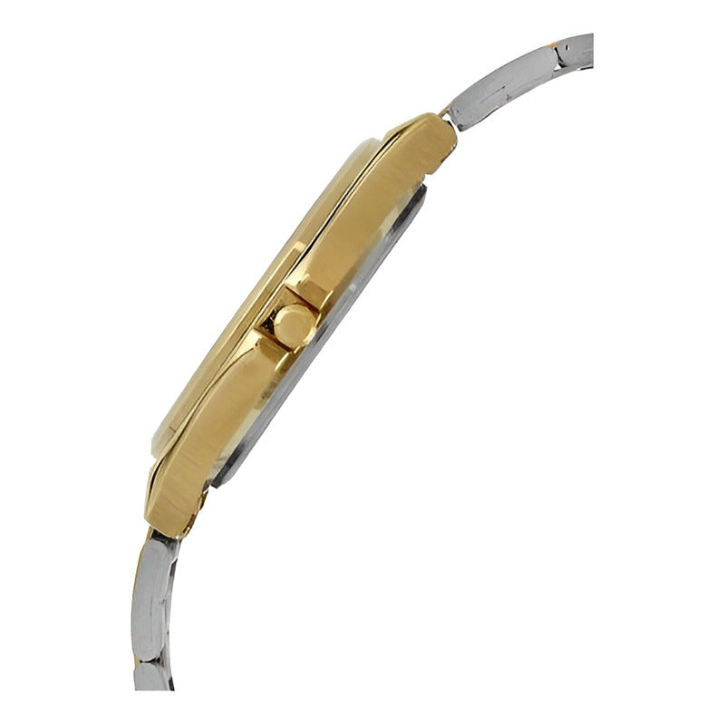 Reloj Casio Dama Analógico Ltp-1130n-9b Resistente Al Agua Color Dorado Amarillo