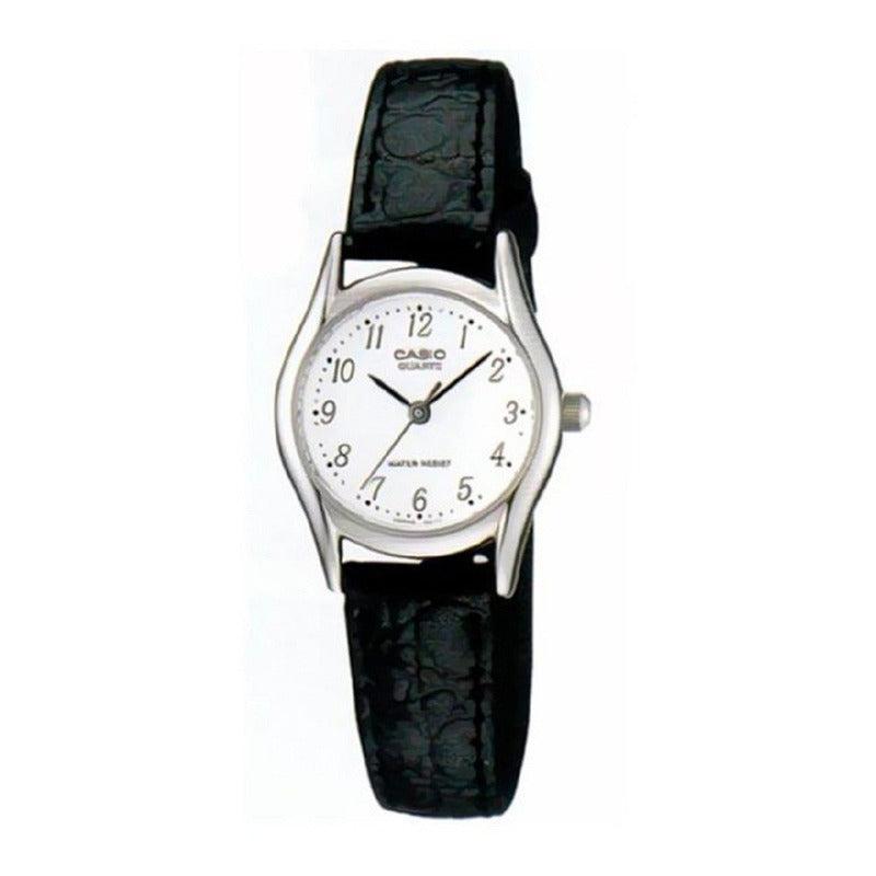 Reloj Casio Mujer Ltp-1094e-7brdf Negro Blanco