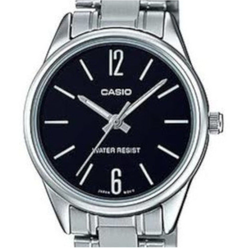 Reloj Casio Mujer Modelo Ltp-v005d-1budf  Relojesymas Plateado