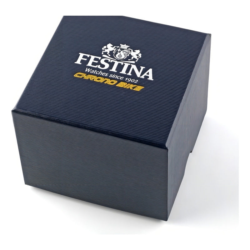 Reloj F20543/4 Festina Hombre Chrono Bike /marisio Color De La Correa Plateado Color Del Bisel Plateado Color Del Fondo Azul