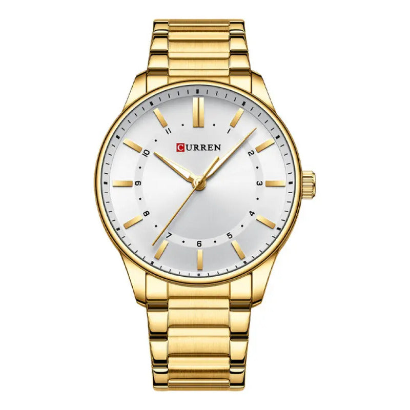 Reloj Pulsera Curren 8430-4 Color Golden/white Golden/white Dorado Blanco