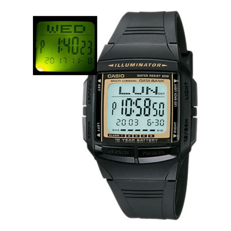 Reloj Casio Hombre Modelo Db-36-9avdf Relojesymas Negro