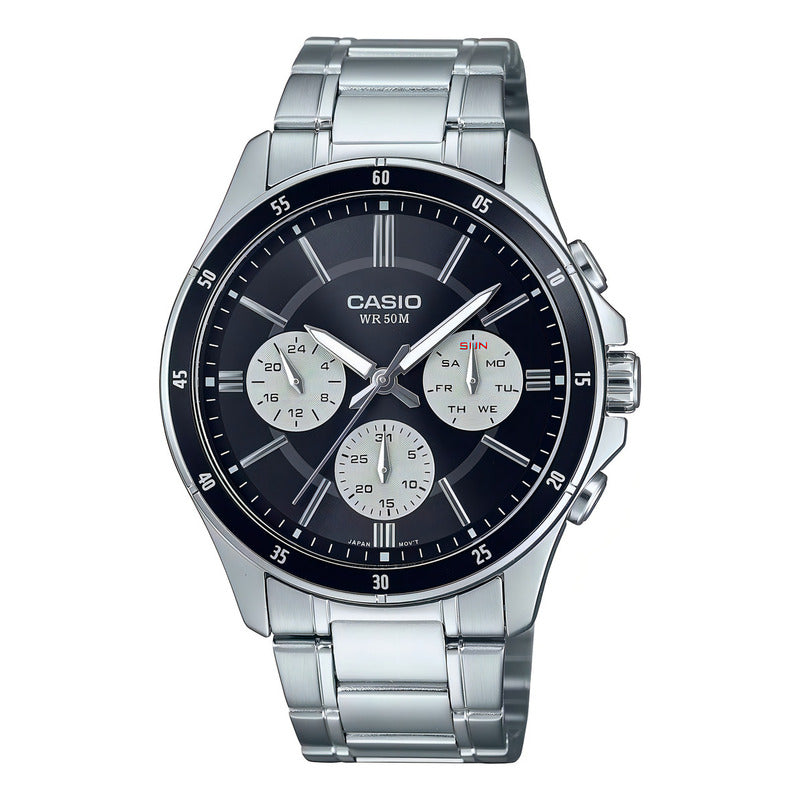 Reloj Casio Mtp-1374d-1a3 Acero Hombre Plateado