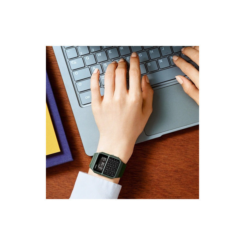 Reloj Calculadora Casio Ca-53w-1 Relojesymas Verde Wf-3b Verde Wf-3b Surtido