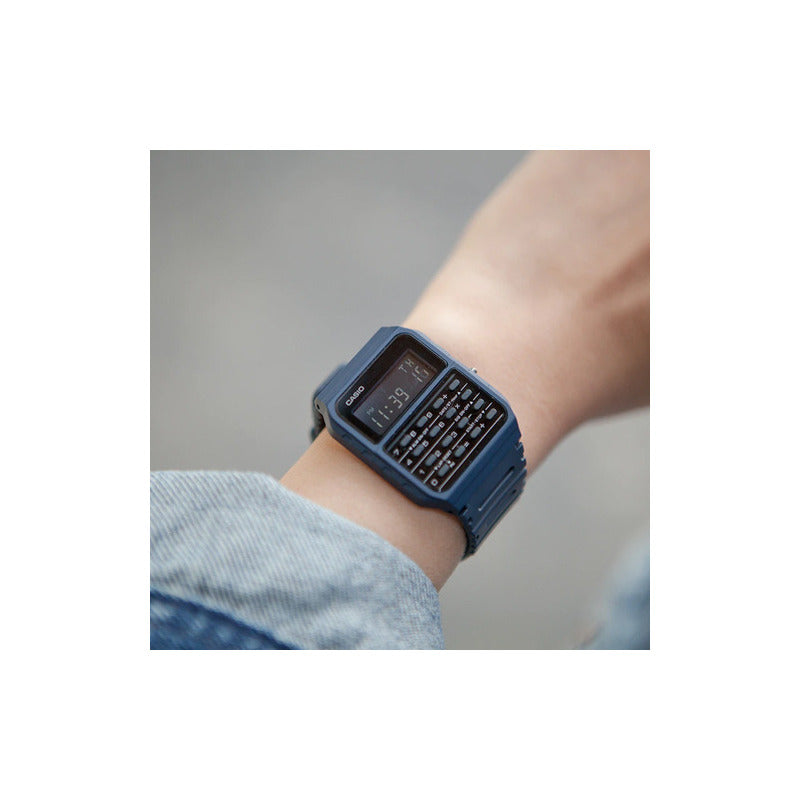 Reloj Calculadora Clasico Casio Ca-53wf-2b Azul Azul Wf-2b Surtido