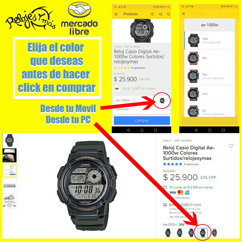 Reloj Casio Dama Ltp-1274g-7a Nuevo Original/relojesymas Dorado Blanco