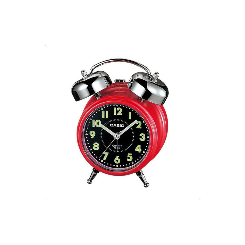 Despertador Digital Casio Vintage Tq-362-4adf Reloj Alarma Campana Color Rojo