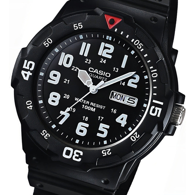 Reloj Casio Mrw-200hc-7b2v Blanco Hombre Celeste Negro