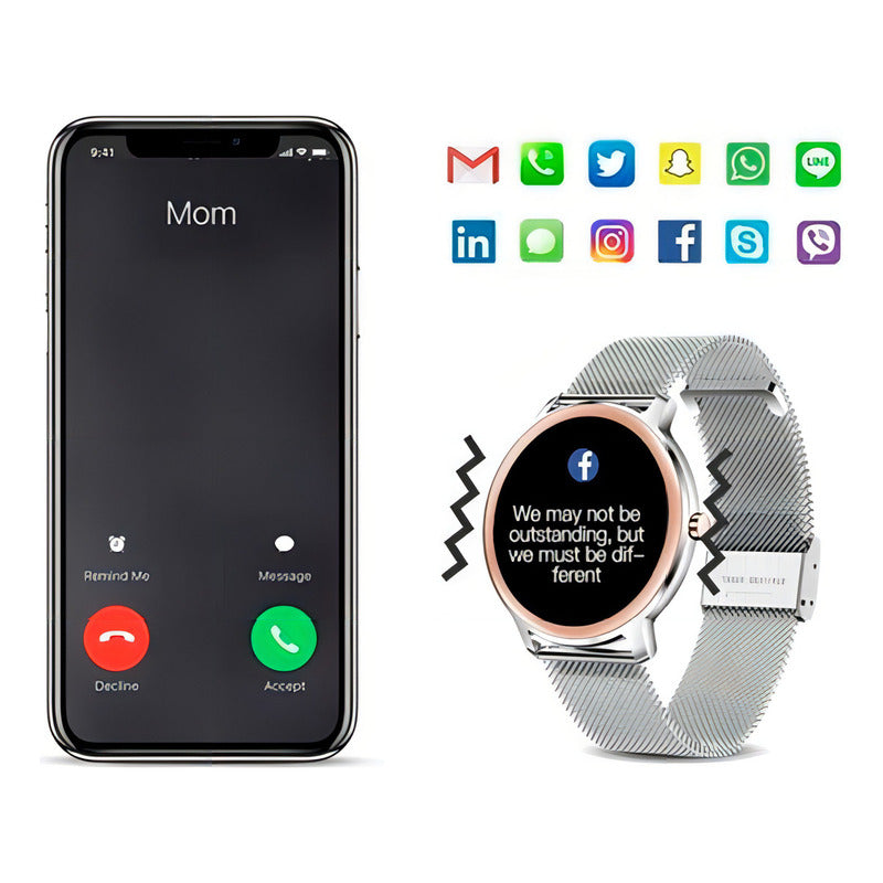 Reloj Inteligente Petukita Box R18 Full Touch Monitor Salud Bluetooth
