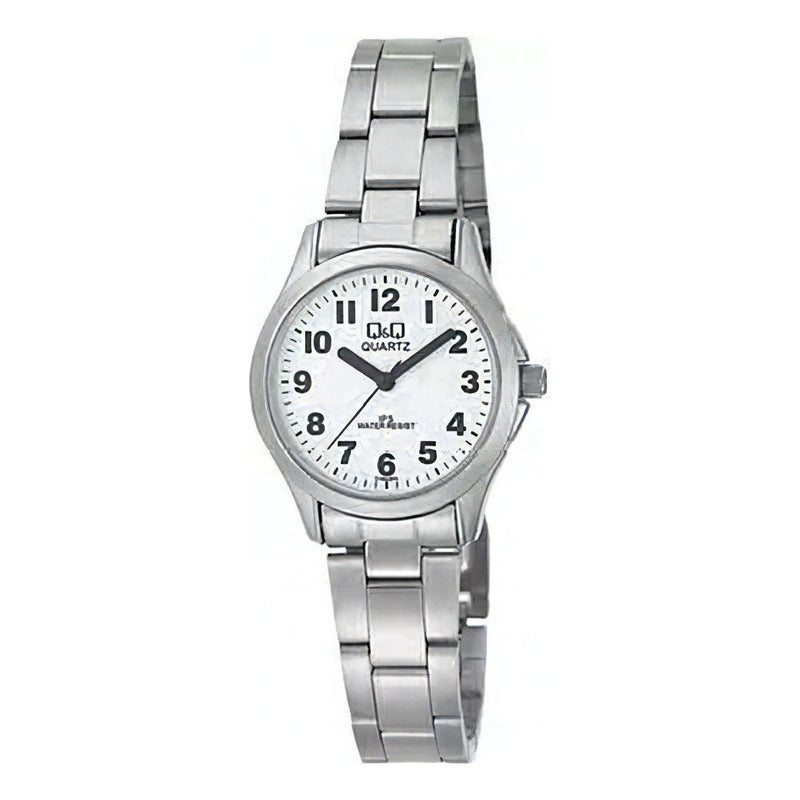 Reloj Analógico Mujer Q&q C193j204y Pulsera Acero Colores Surtidos Blanco