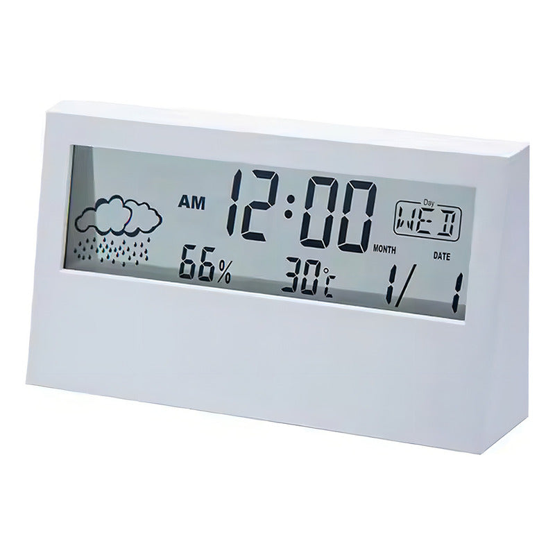Reloj Despertador Pantalla 2158 Led Fecha Temperatura