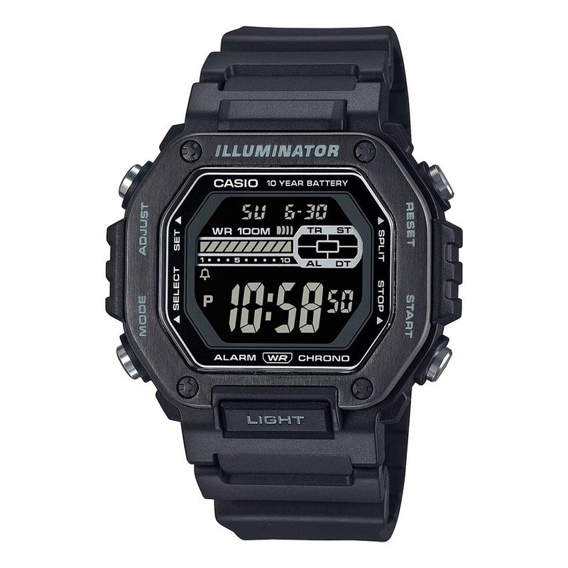 Reloj Hombre Casio Deportivo Mwd-110hb-1bv Original Negro Negro Negro