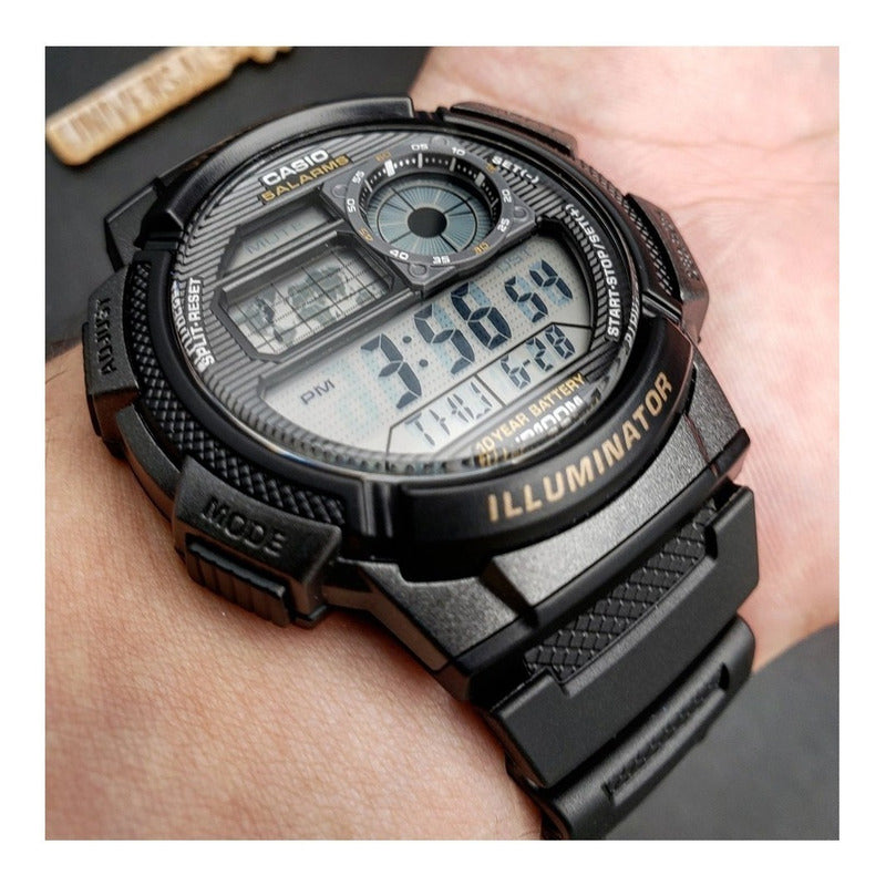 Reloj Casio Digital Ae-1000w Colores Surtidos/relojesymas Negro 1a
