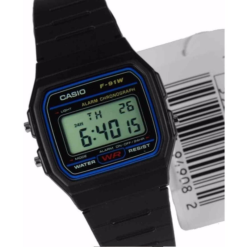Reloj Casio Retro F-91w Colores Surtidos/relojesymas