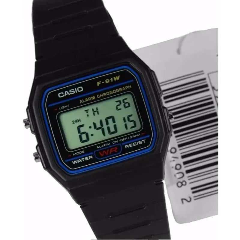 Reloj Casio Retro F-91w Colores Surtidos/relojesymas