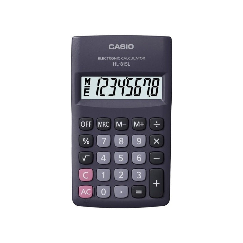 Calculadora Casio Portatil Rosa Hl-815 Pk
