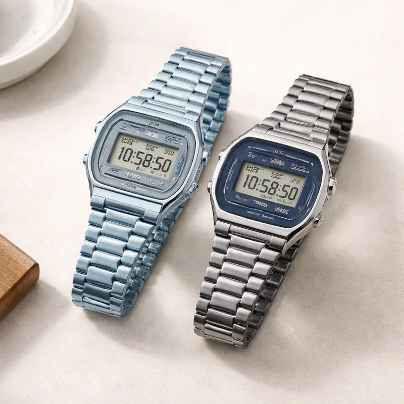 Reloj Casio Vintage A158wea-2 Original Plateado