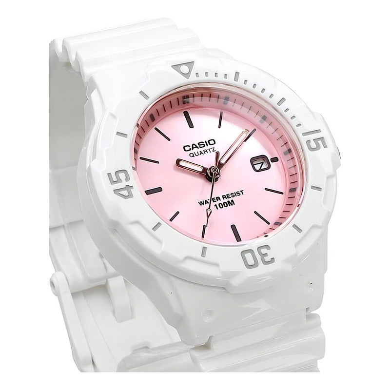 Reloj Casio Lrw-200h-4e3vdf Cuarzo Mujer Color De La Correa Blanco