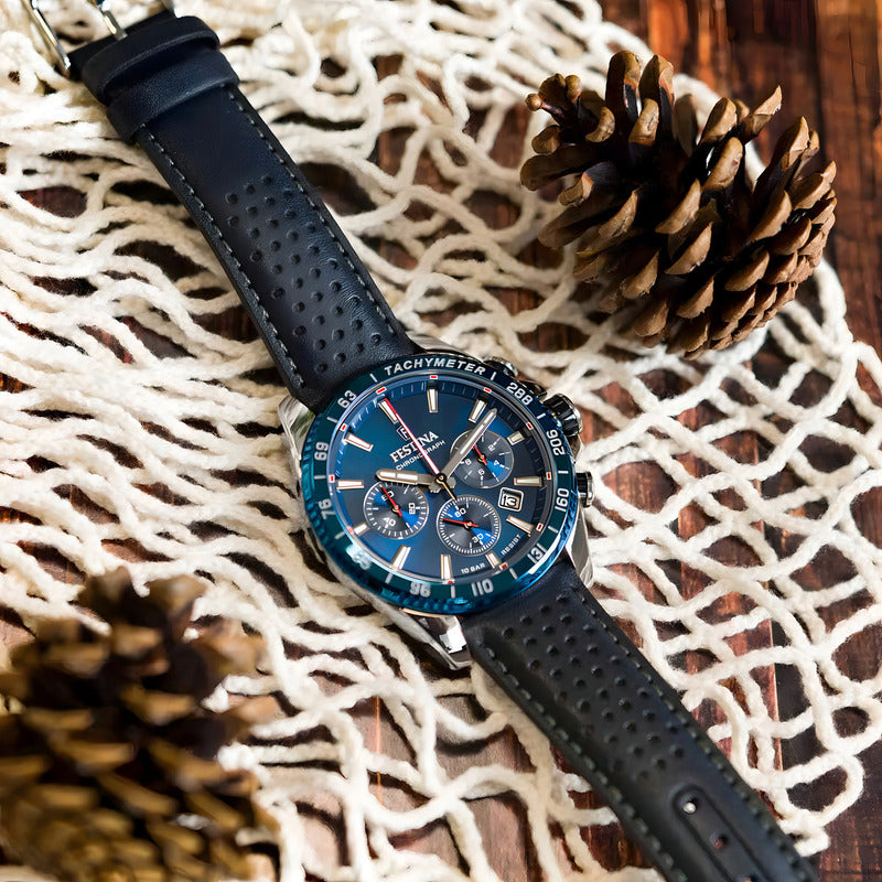 Reloj F20561/3 Festina Hombre Timeless Chronograph Azul Oscuro Azul