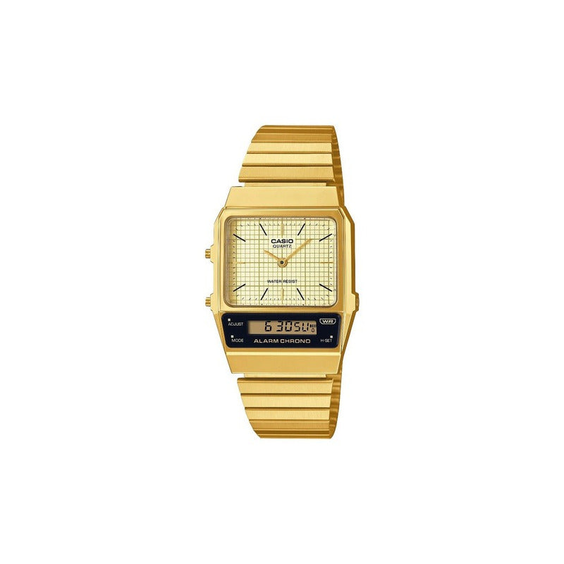 Reloj Casio Hombre Aq-800eg-9adf Dorado