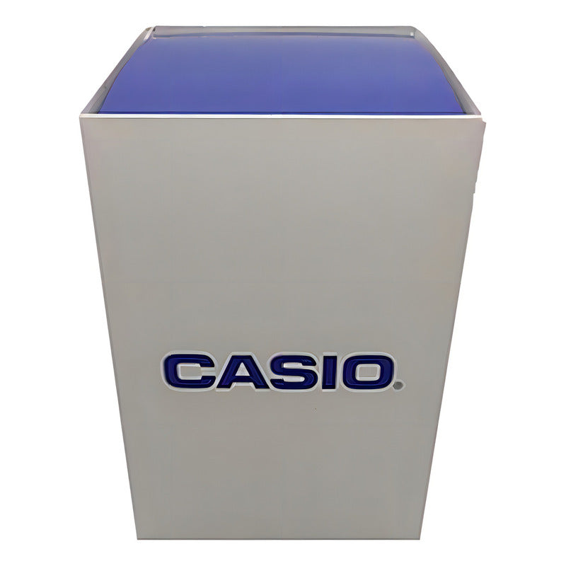 Reloj Casio Ltp1094 7b6 Mujer Correa Piel Marrón Full Blanco Ltp-1094q-7b6