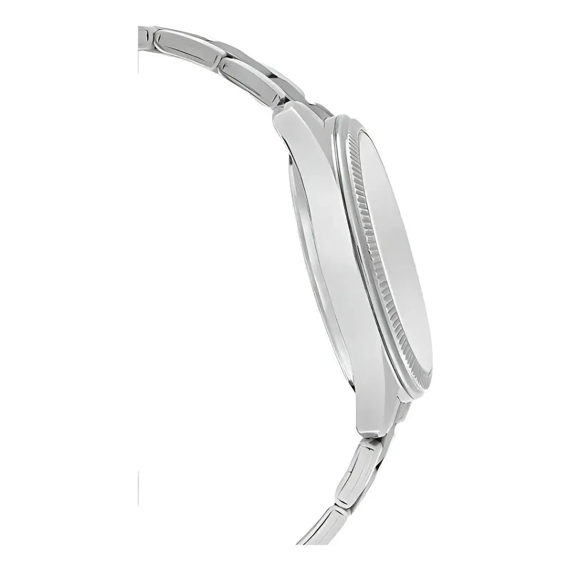 Reloj Casio Mtp-1302d-1a2 Para Caballero Plateado/ Negro/oro