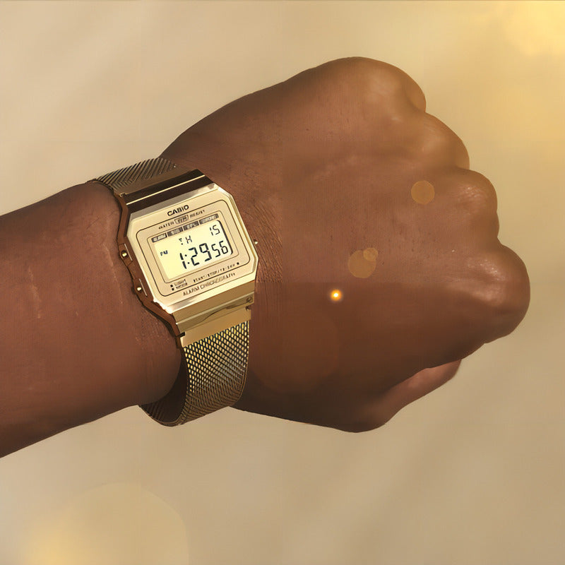 Reloj Hombre Casio A-700wmg-9a Digital Dorado