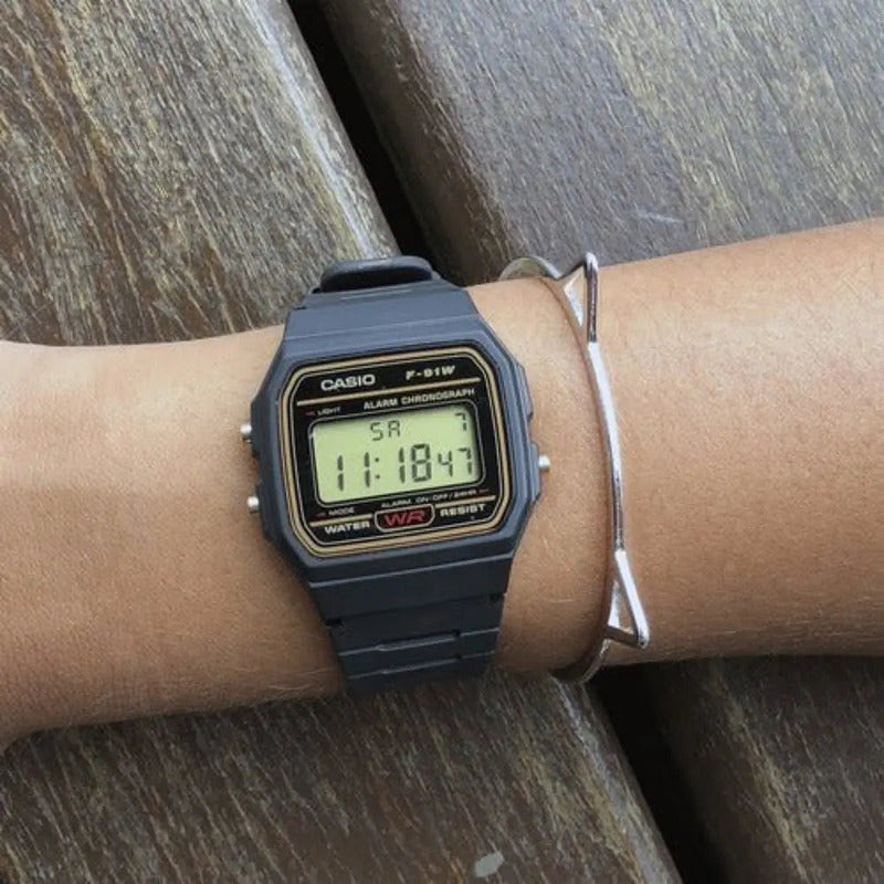 Reloj Unisex Casio Digital F-91wg-9qdf De 3 Atm