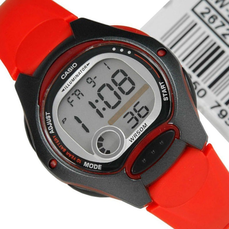 Reloj Casio Lw-200 Colores Surtidos/relojesymas Rojo 4a Rojo Negro Gris