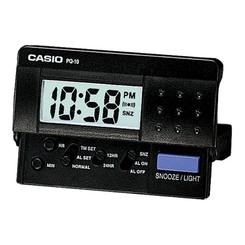 Reloj Despertador Casio Pq-10 Colores Surtidos Relojesymas