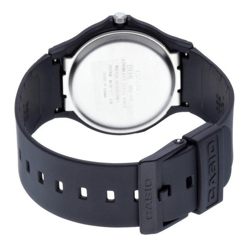 Reloj De Pulsera Casio Collection Mq-24-7b Relojesymas Negro Blanco