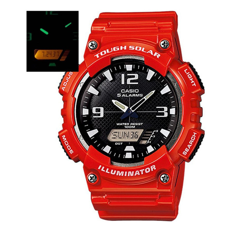 Reloj Casio Solar Aq-s810w  Colores Surtidos/relojesymas