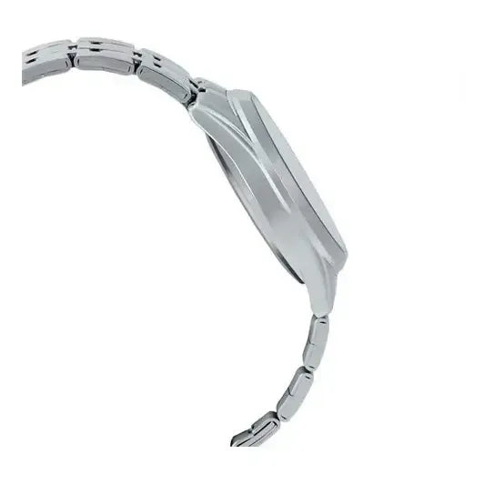Reloj Casio Para Mujer De Acero Inoxidable Plateado Con Calendario Gris 7a