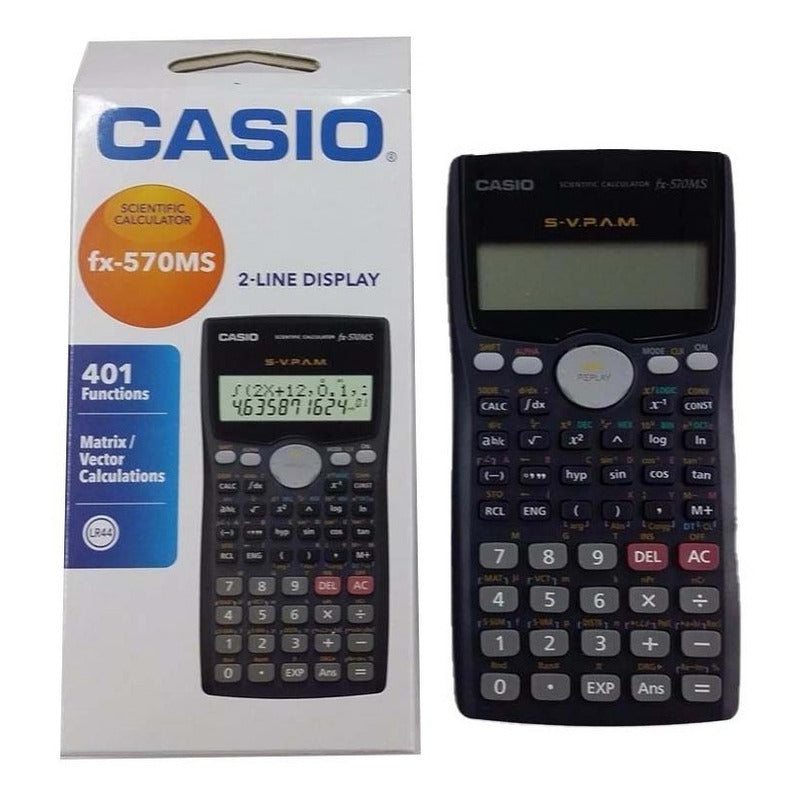 Calculadora Cientifica Casio Fx-570ms Relojesymas