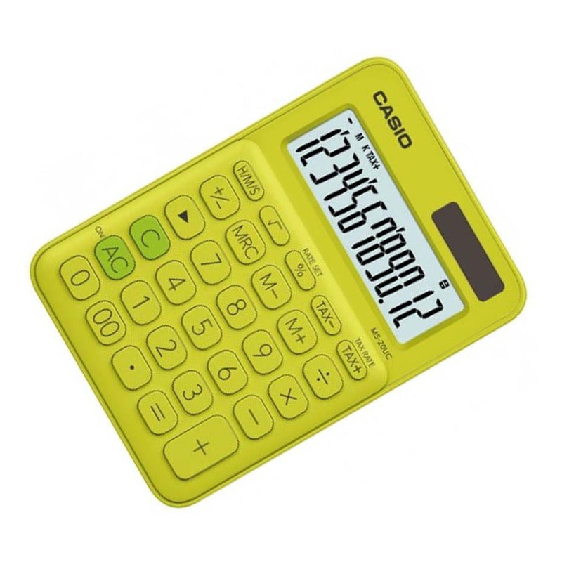 Calculadora Casio Ms-20uc Colores Surtidos