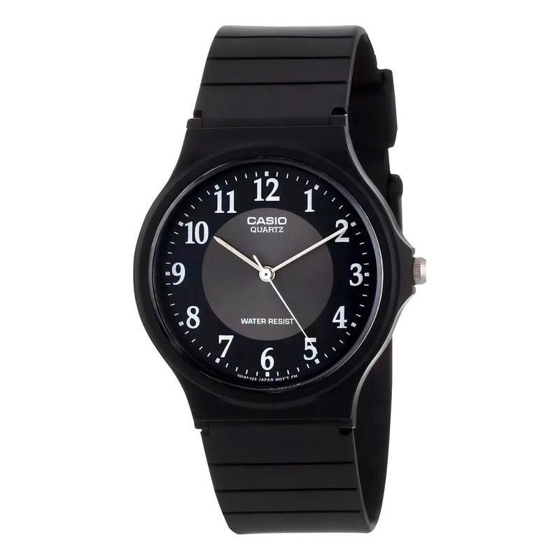 Reloj Pulsera Casio Mq-24-1b3 Con Correa De Resina Color Negro