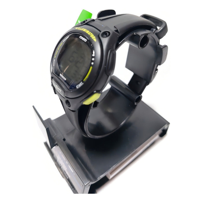 Reloj Casio Digital Para Mujer Con Correa Y Bisel Negros Negro