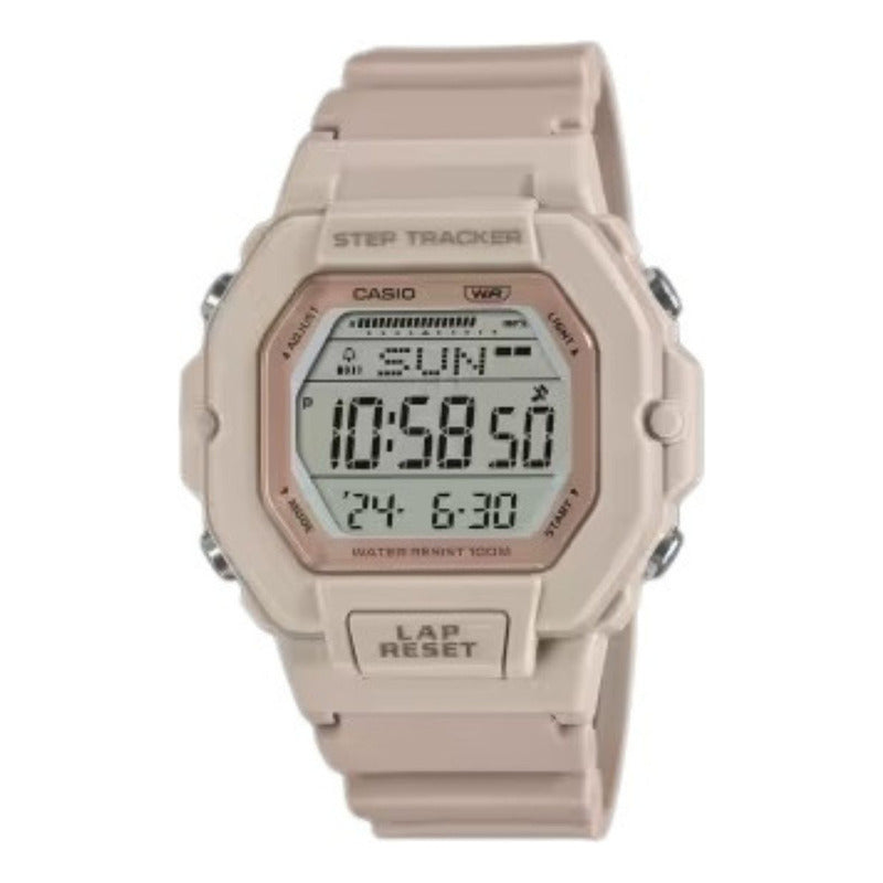 Reloj Digital Casio Lws-2200h-4avdf Para Mujer Nude
