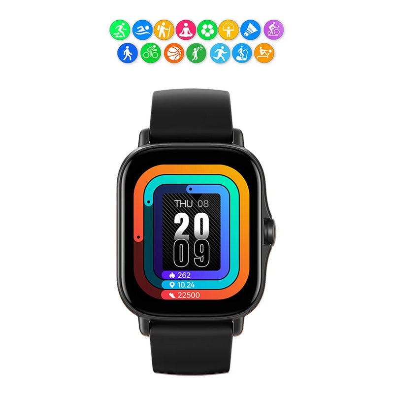 Smart Watch Bluetooth Derwye Negro Negro Silicona