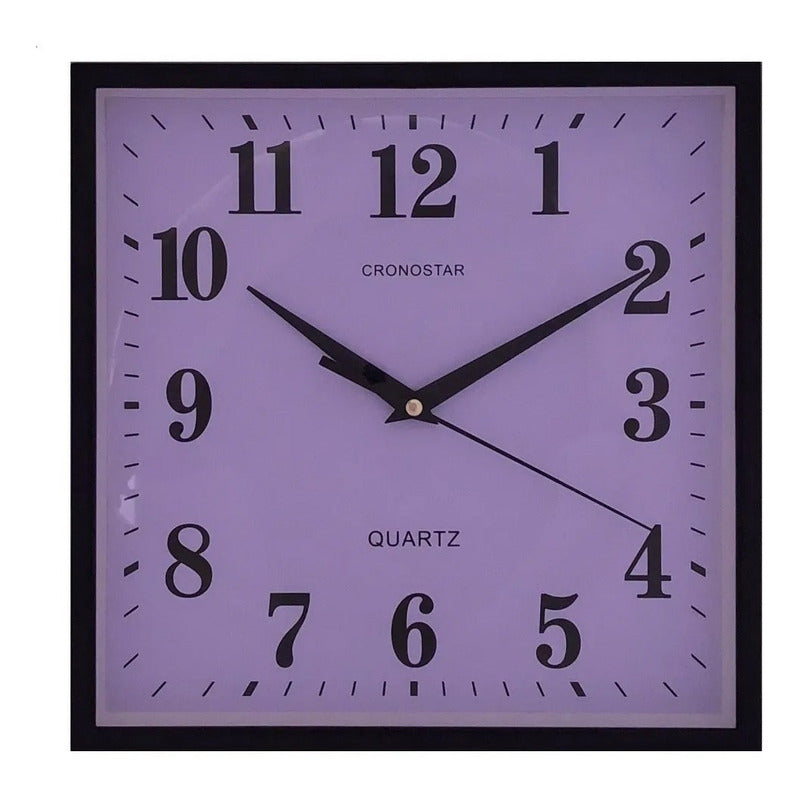 Reloj Mural Plastico 24 Cm Colores Surtidos Relojesymas
