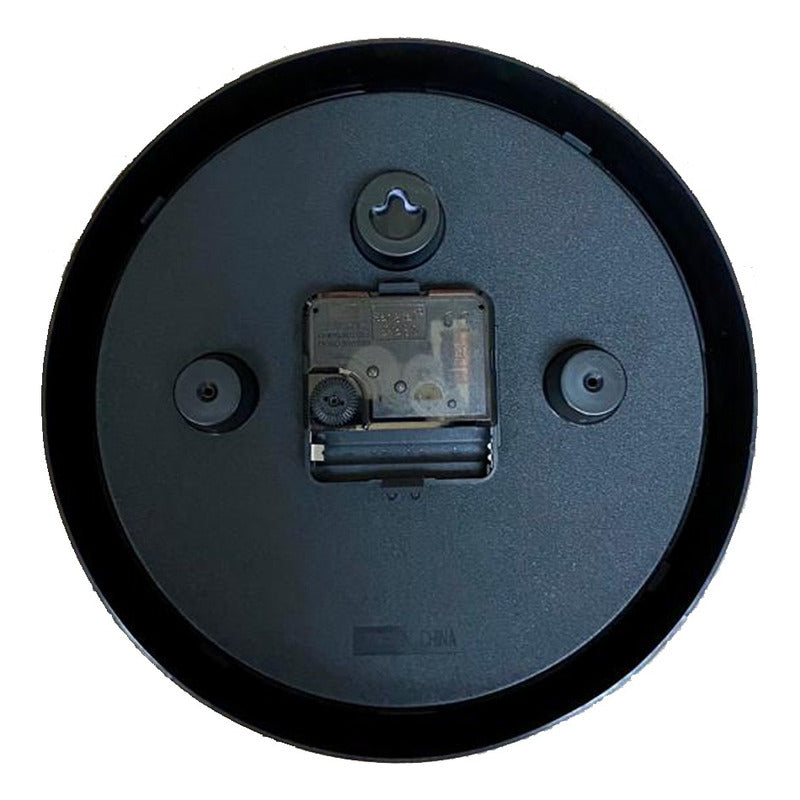 Reloj Pared Plastico Siklos Gb8081 20 Cm Silencioso Negro Blanco