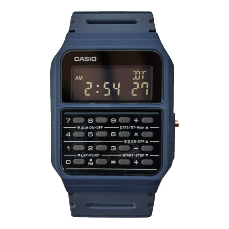 Reloj Calculadora Clasico Casio Ca-53w-1 Relojesymas Azul Wf Azul Wf-2b Surtido