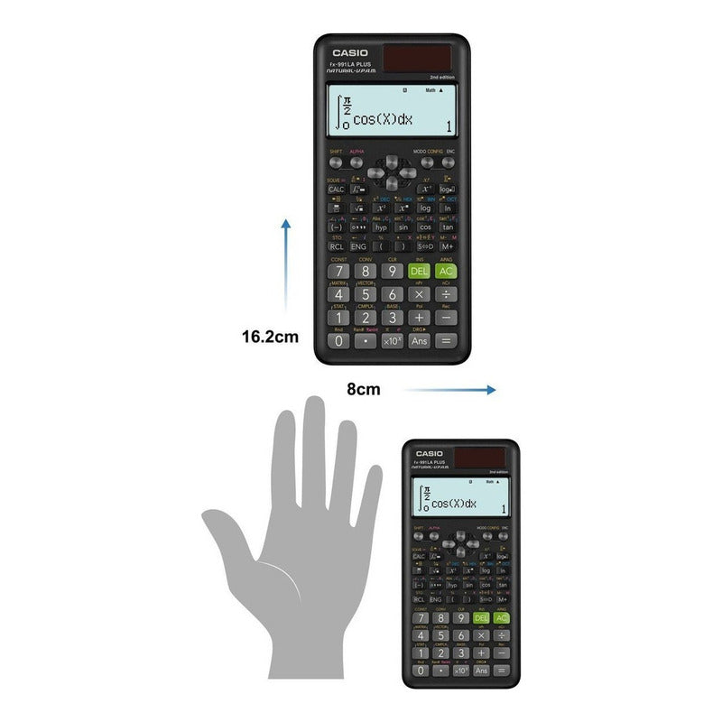 Calculadora Casio Cientifica Fx 991 La Plus - Es Plus Color Negro