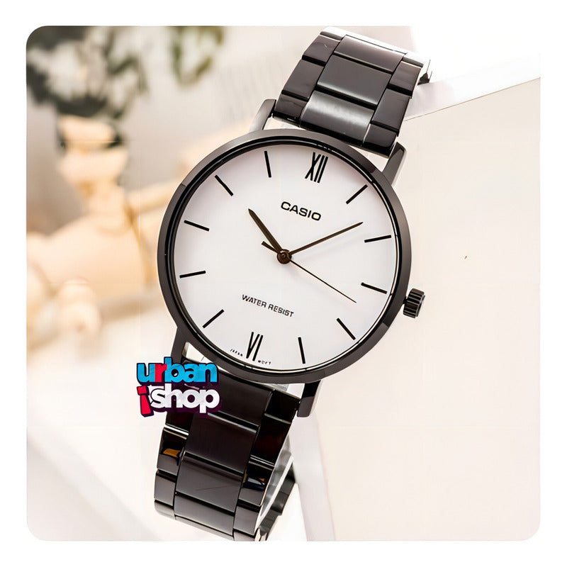 Reloj Casio Hombre Mtp-vt01b-7budf Negro
