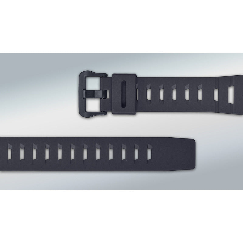Reloj Casio Caballero Ws-b1000 Conectividad Bluetooth Correa Negro Bisel Negro Fondo Negro