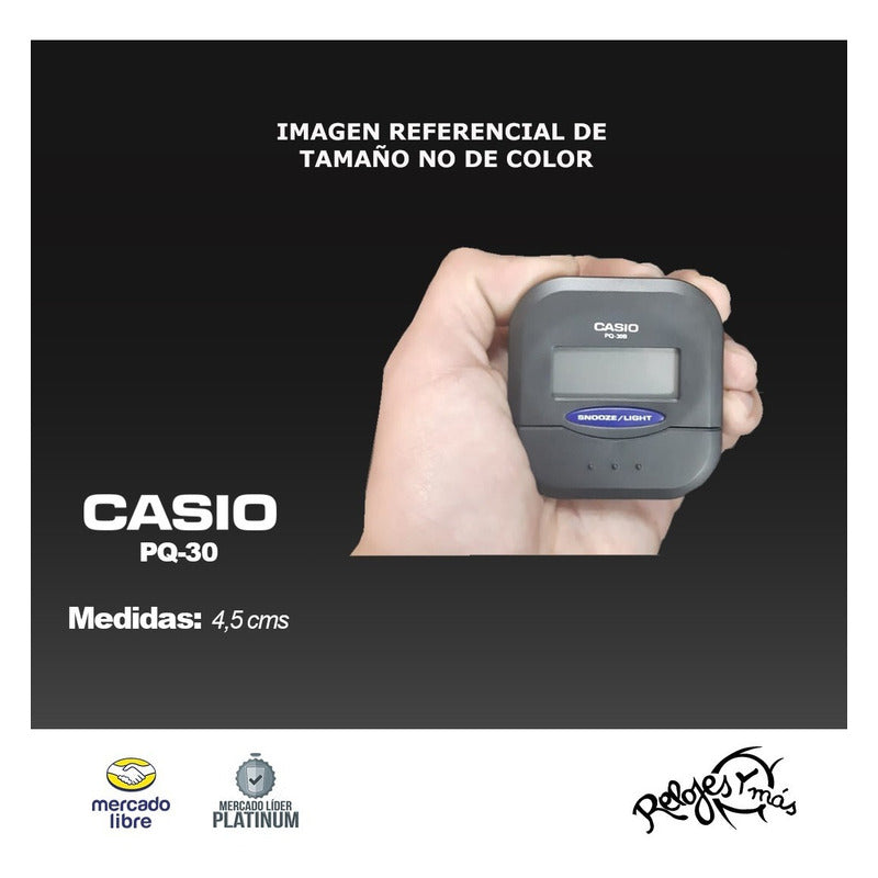 Reloj Despertador Casio Pq-30 Colores Surtidos/relojesymas