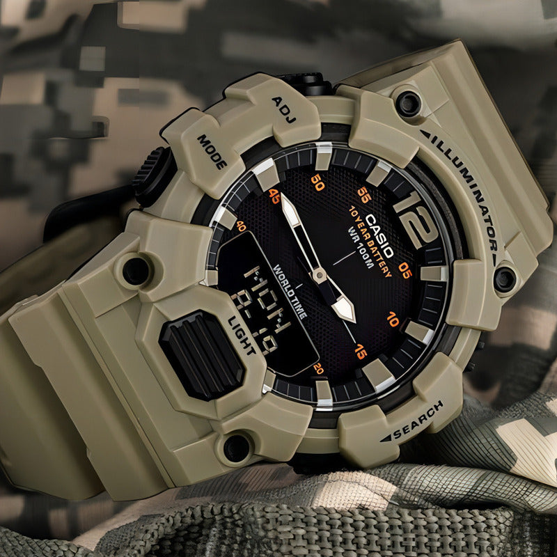 Reloj Casio Hdc-700-3a3vcf 100% Original Y Negro