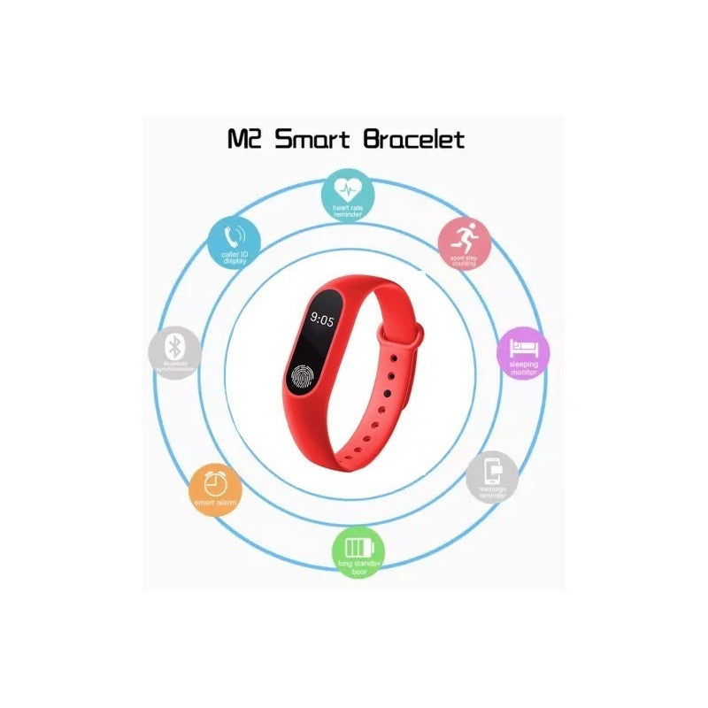 Reloj Smart Brazalete M2 Colores Surtidos Relojesymas